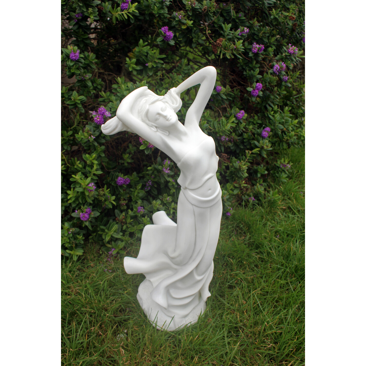 Enigma White Poppy Garden Ornament Image 2