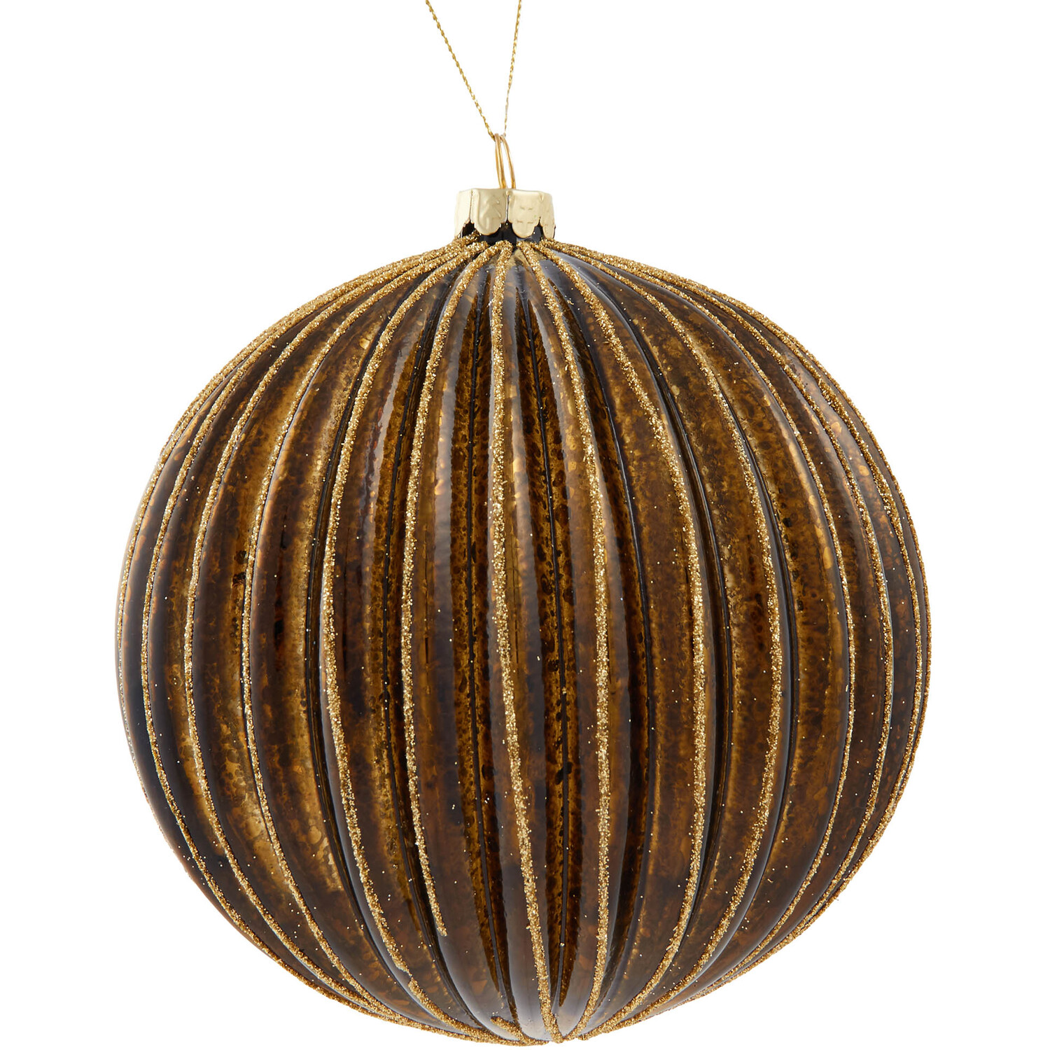 Large Mottled Glass Bauble Image 2