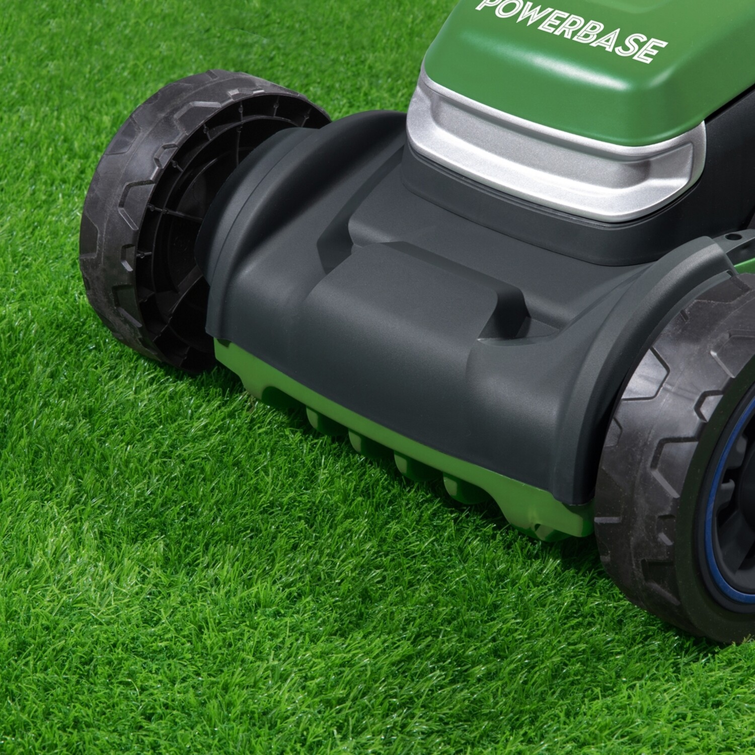 Powerbase 40cm 40V Cordless Lawn Mower - Green Image 3