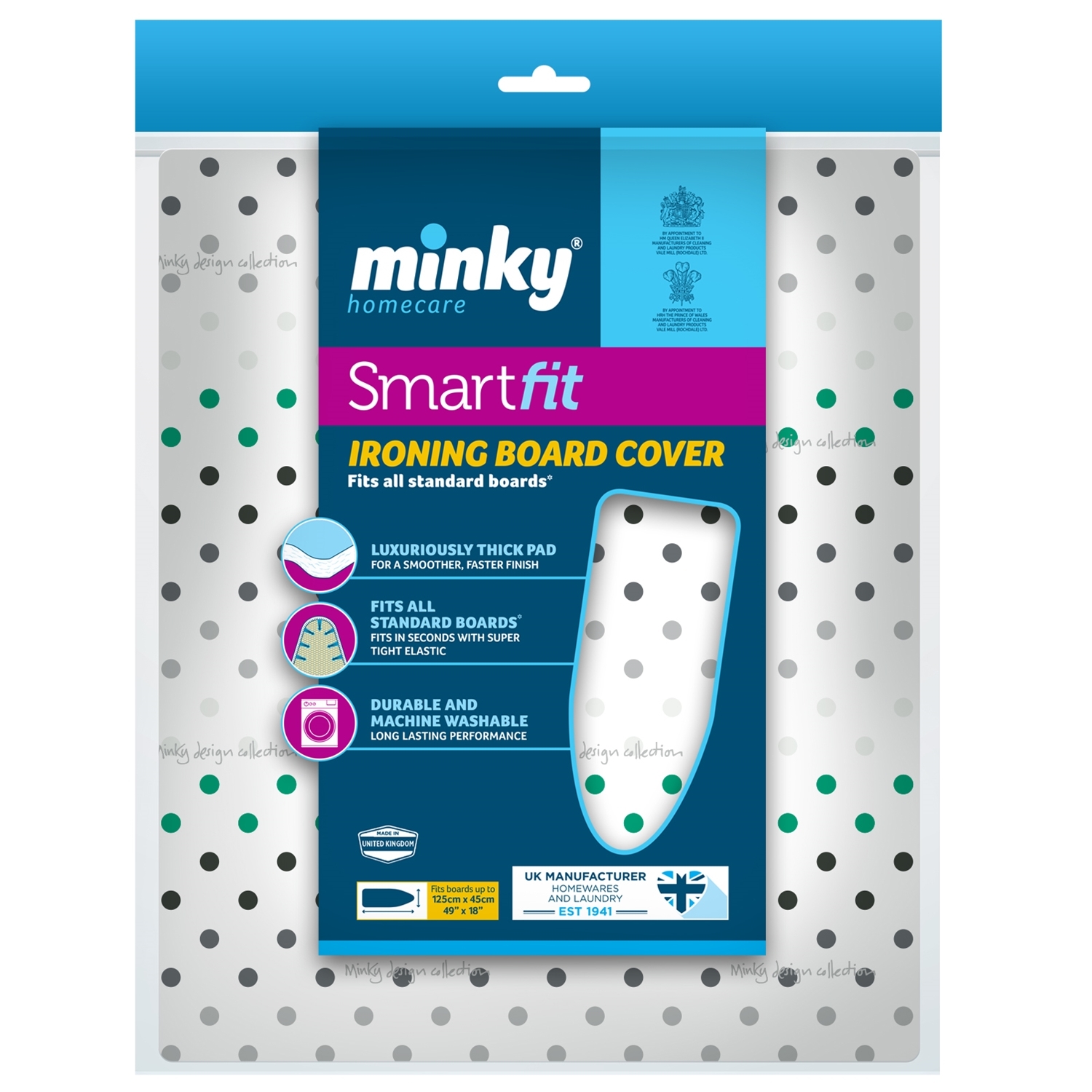 Minky Smart Fit Ironing Board Cover Image 3