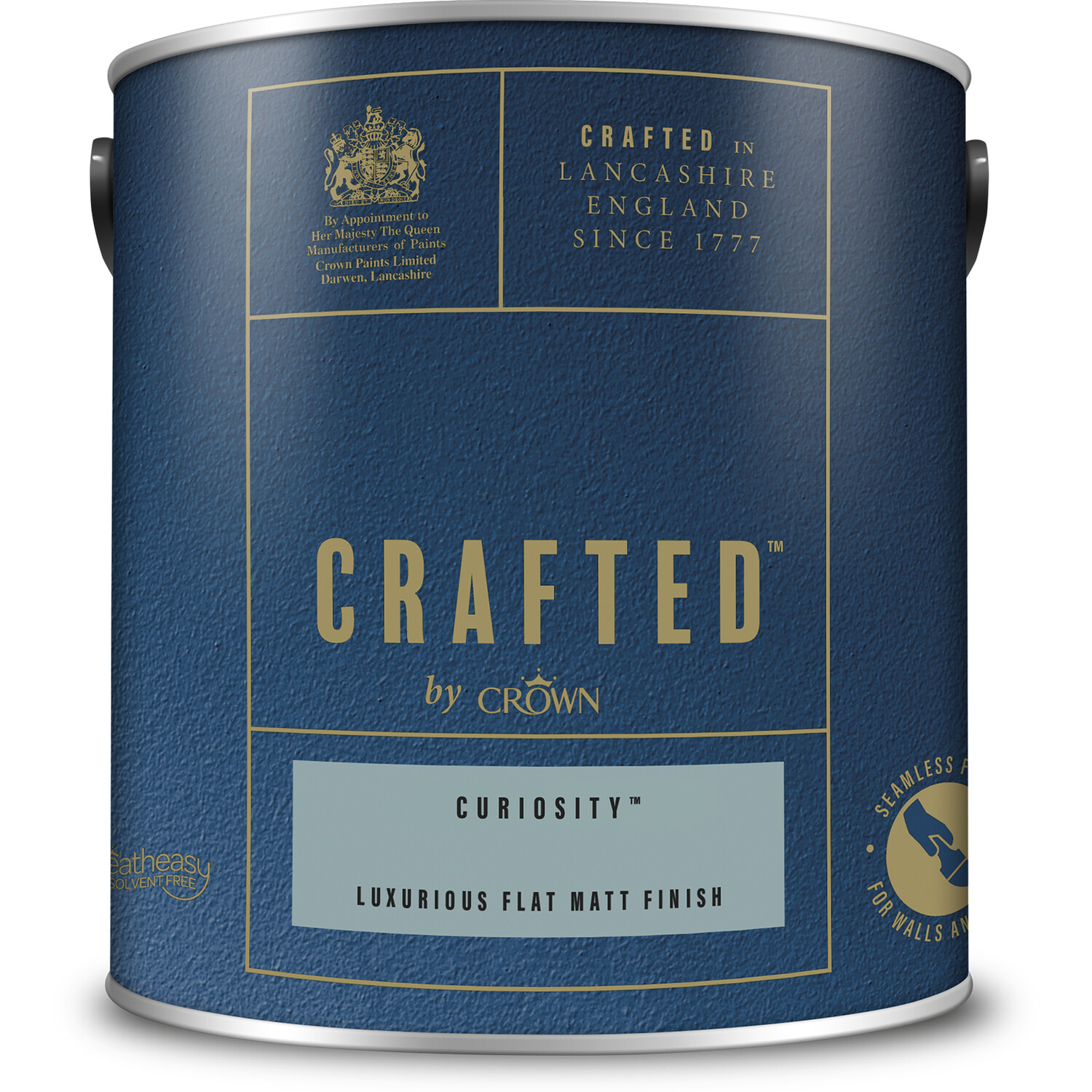 Crown Crafted Walls & Wood Curiosity Luxurious Flat Matt Paint 2.5L Image 2