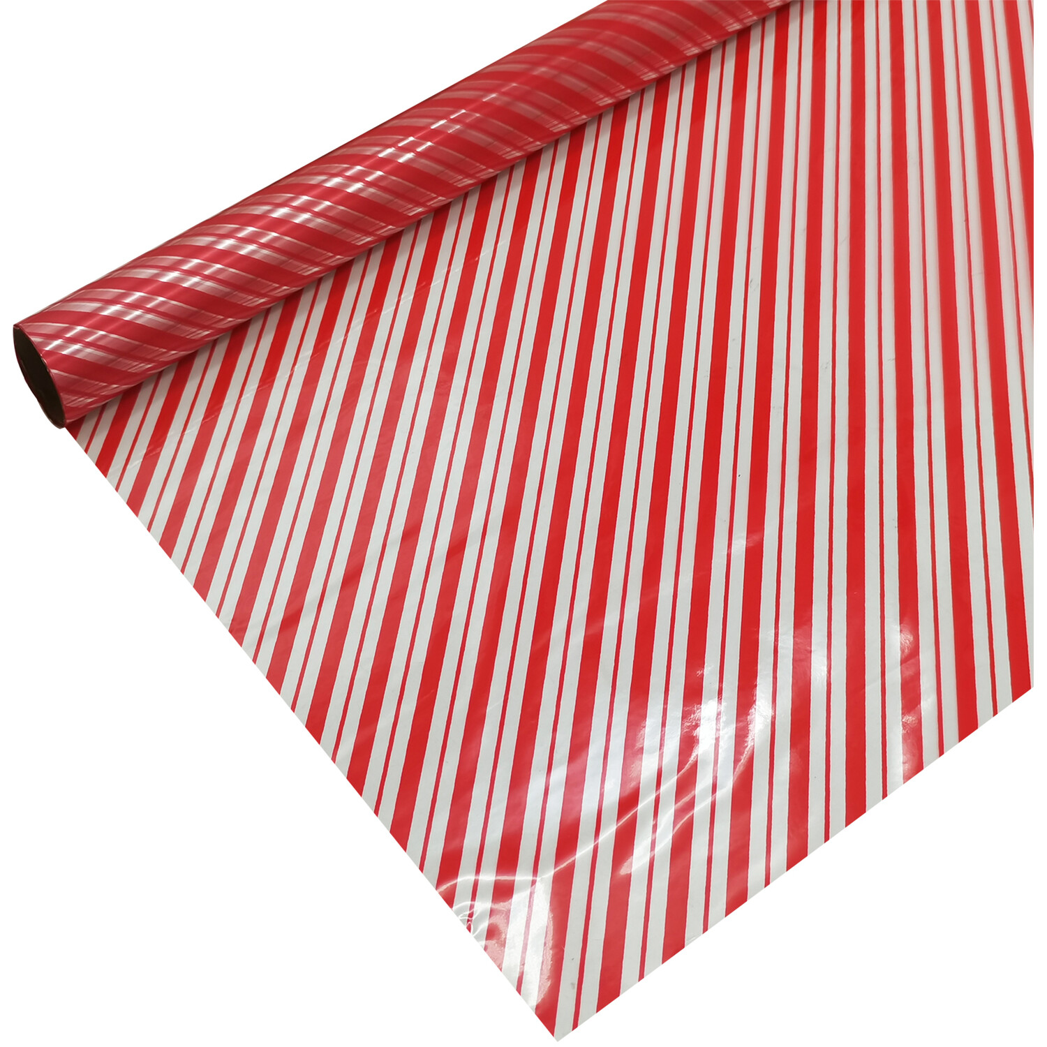 Pack of 3 Sweet Gingerbread & Candy Cane Cellophane Rolls - Red, White & Gold Image 4