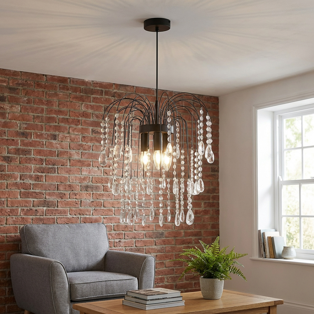 Lenore Ceiling Fitting - Black Image 4