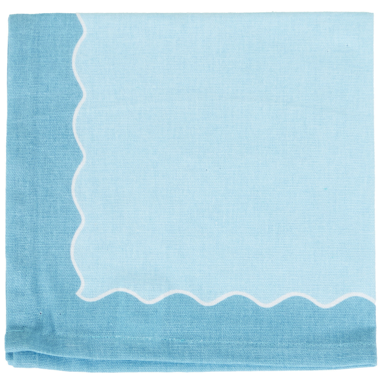 Pack of 4 Wave Edge Napkins - Multicolour Image 7