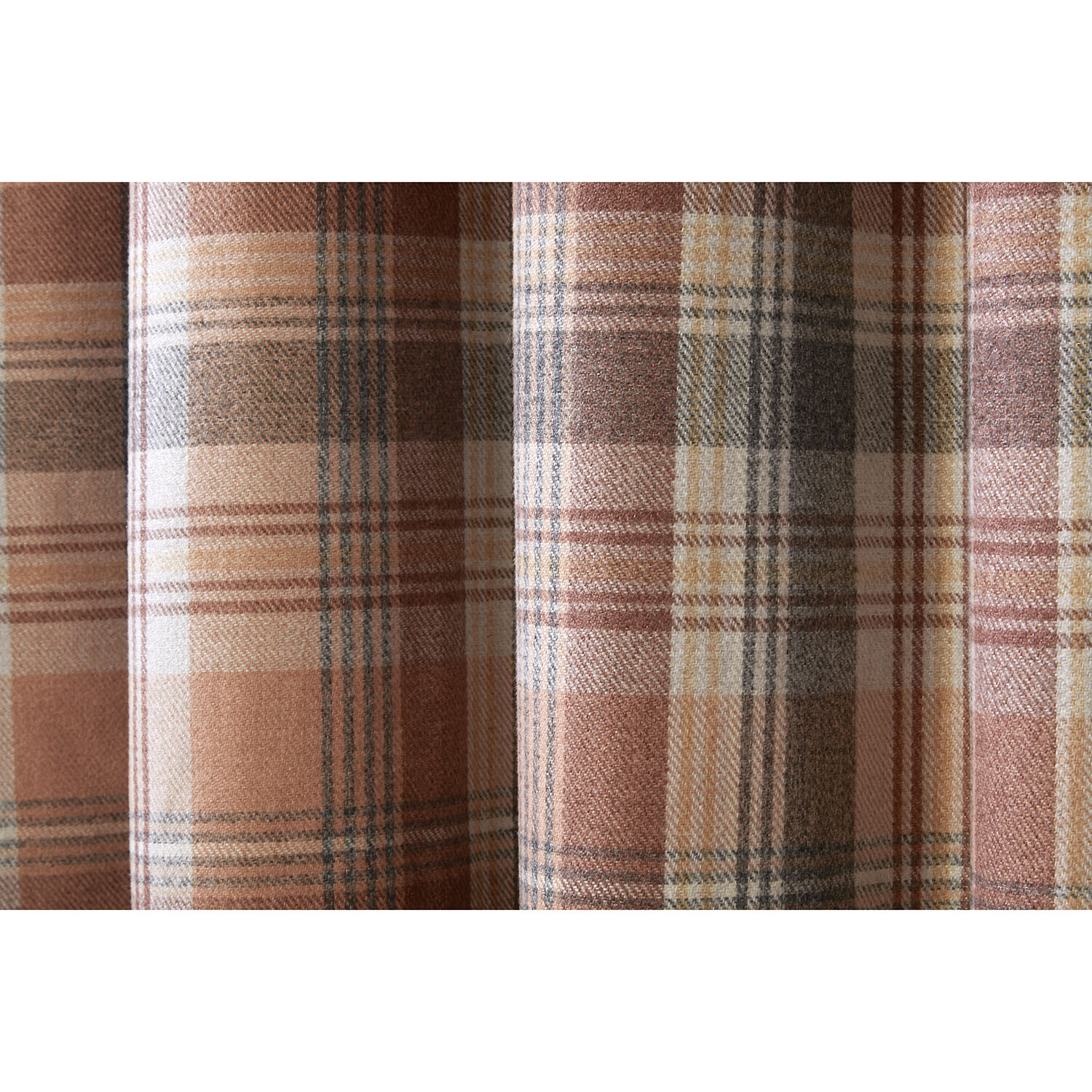 Kempton Thermal Curtain - Rust / 229cm Image 3