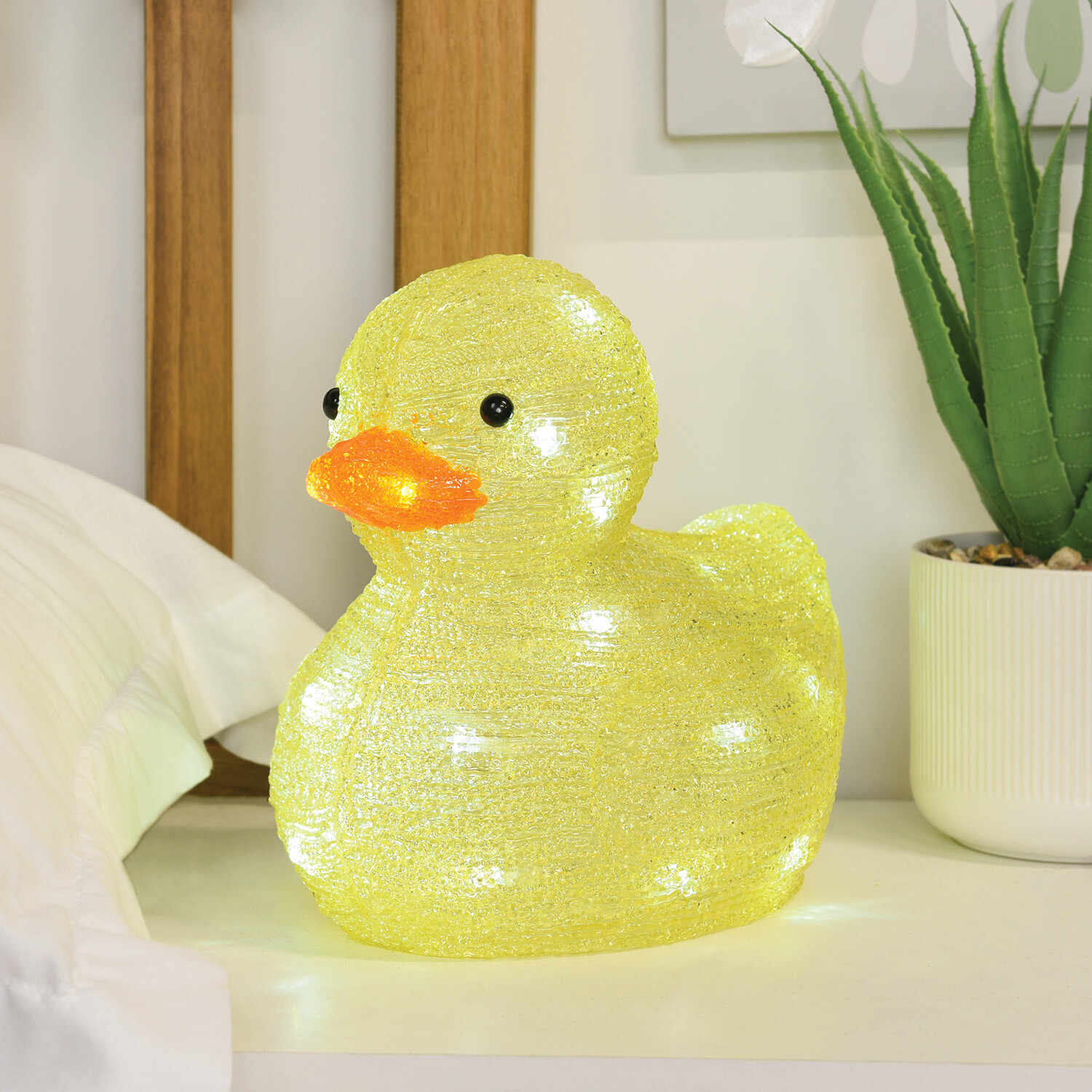 Duck Acrylic Light Yellow and Orange Image 2