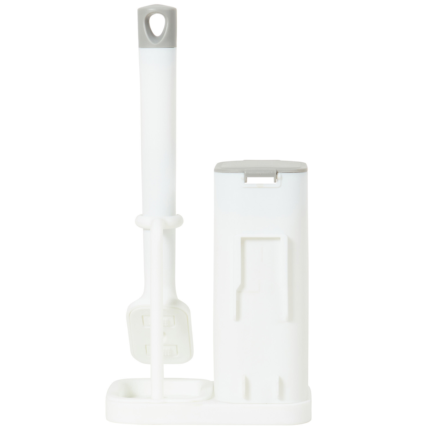 Sponge Soap Dispensing Dish Brush Set - White Image 3