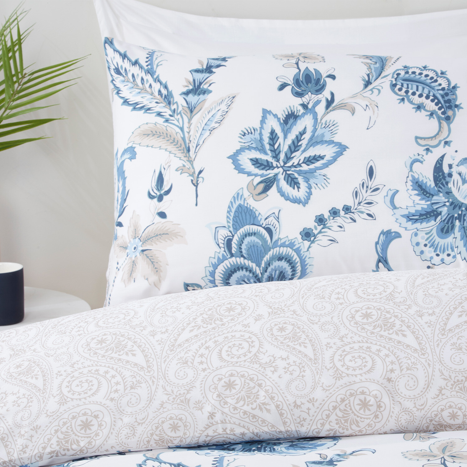 Divante Safia Super Blue King Duvet Set Image 5