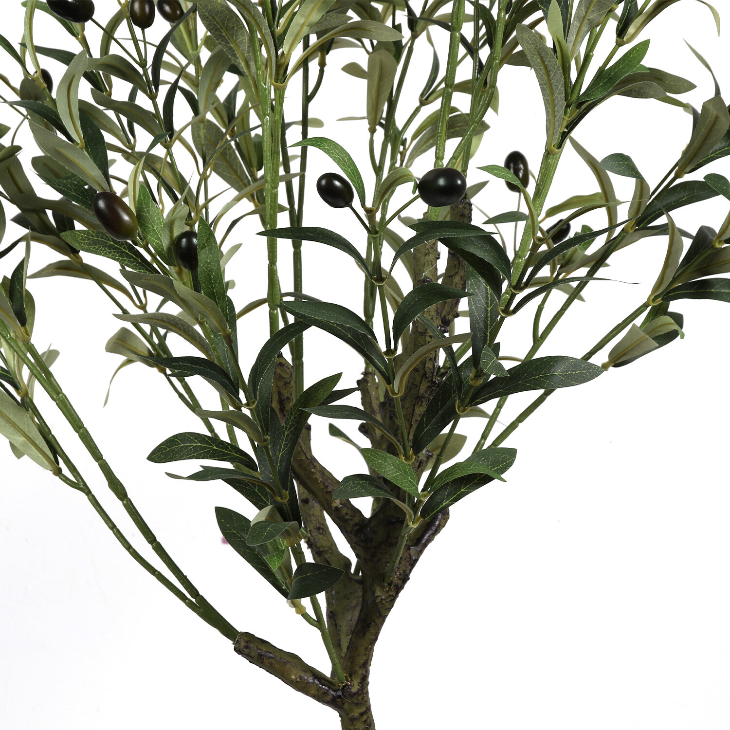 Green Olive Tree Artificial Plant Image 2