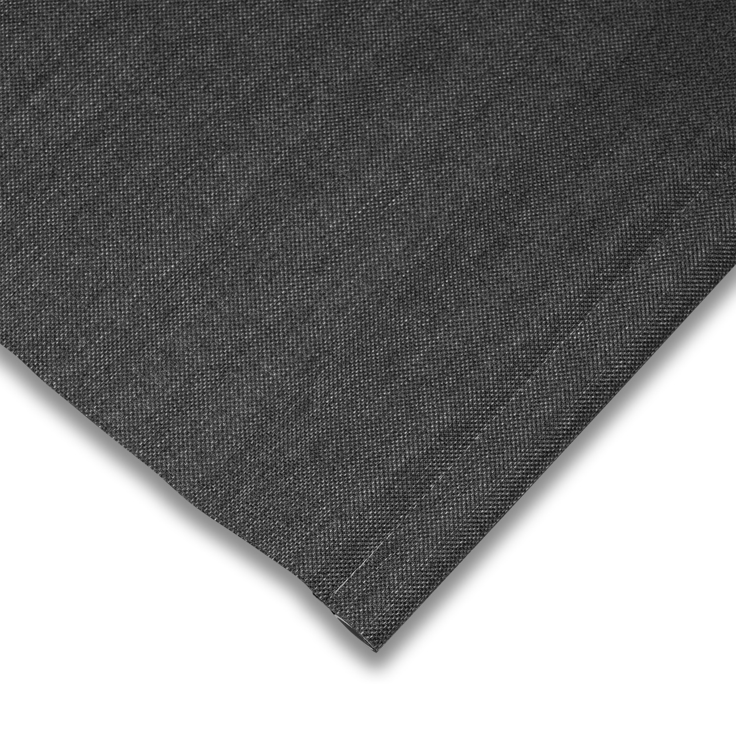 Textured Blackout Roller Blind Dark Grey 120cm Image 4