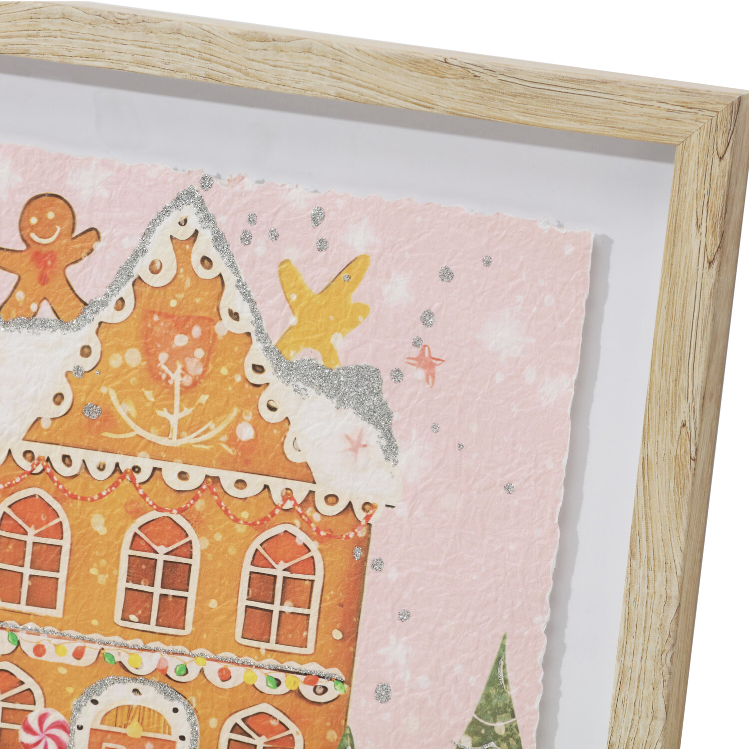 Gingerbread House Framed Wall Art Image 5