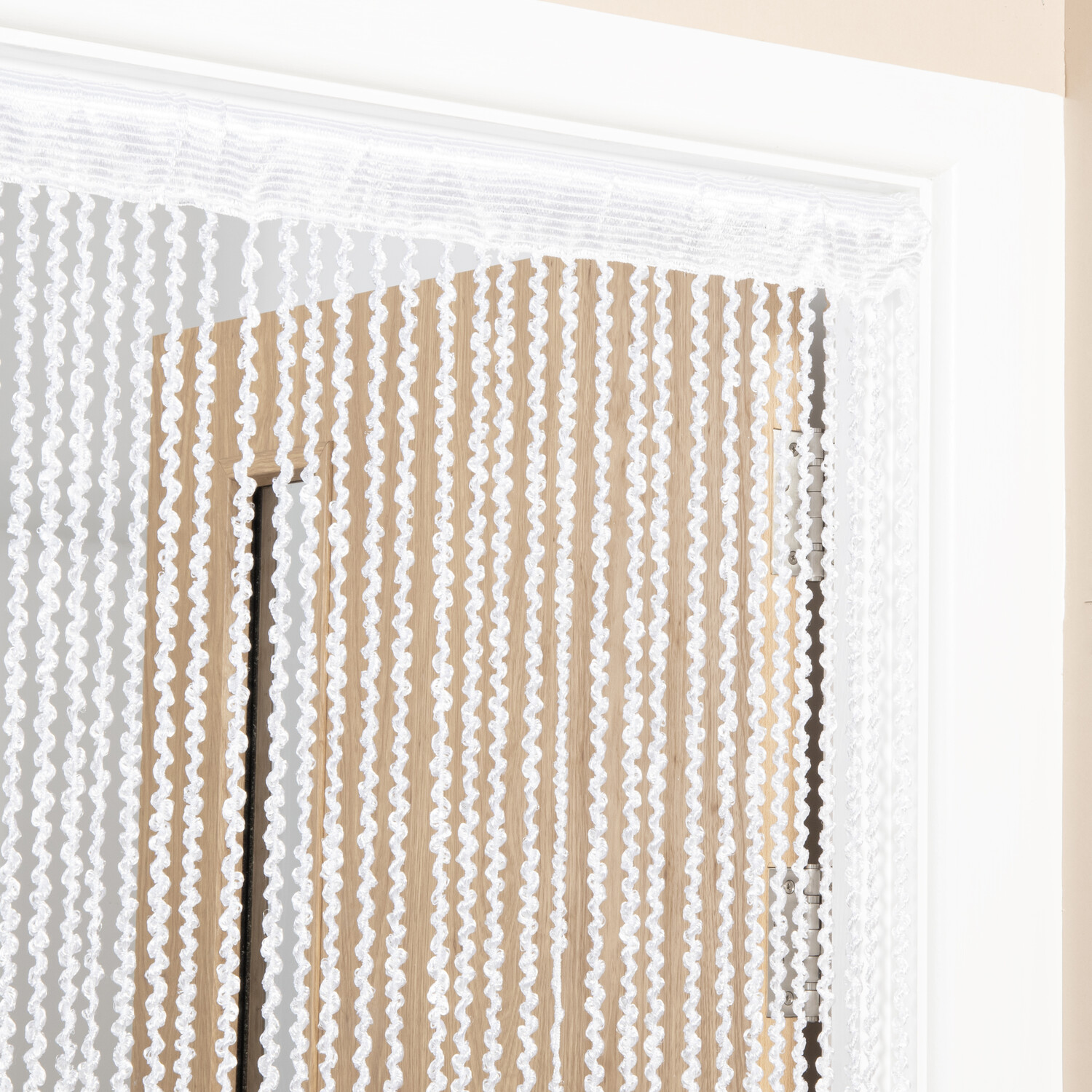 Braid String Door Curtain  - White Image 3