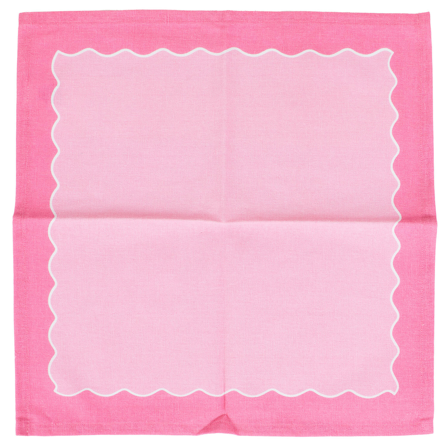 Pack of 4 Wave Edge Napkins - Multicolour Image 5