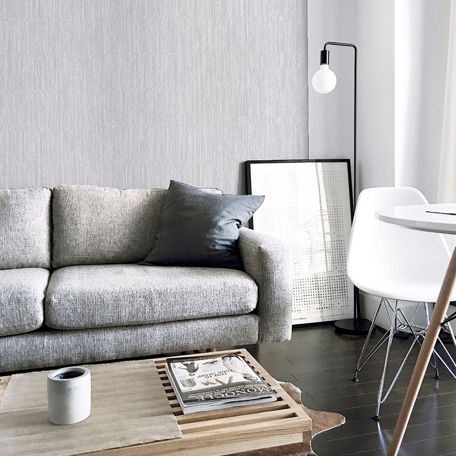 Stardust Textured Wallpaper - Silver Image 7