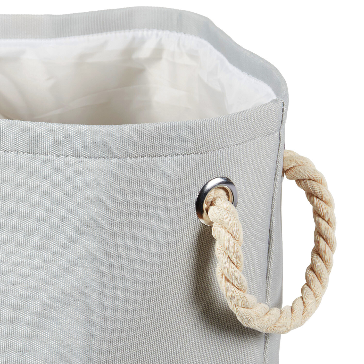 Dirty Things Rope Hamper - Grey Image 3