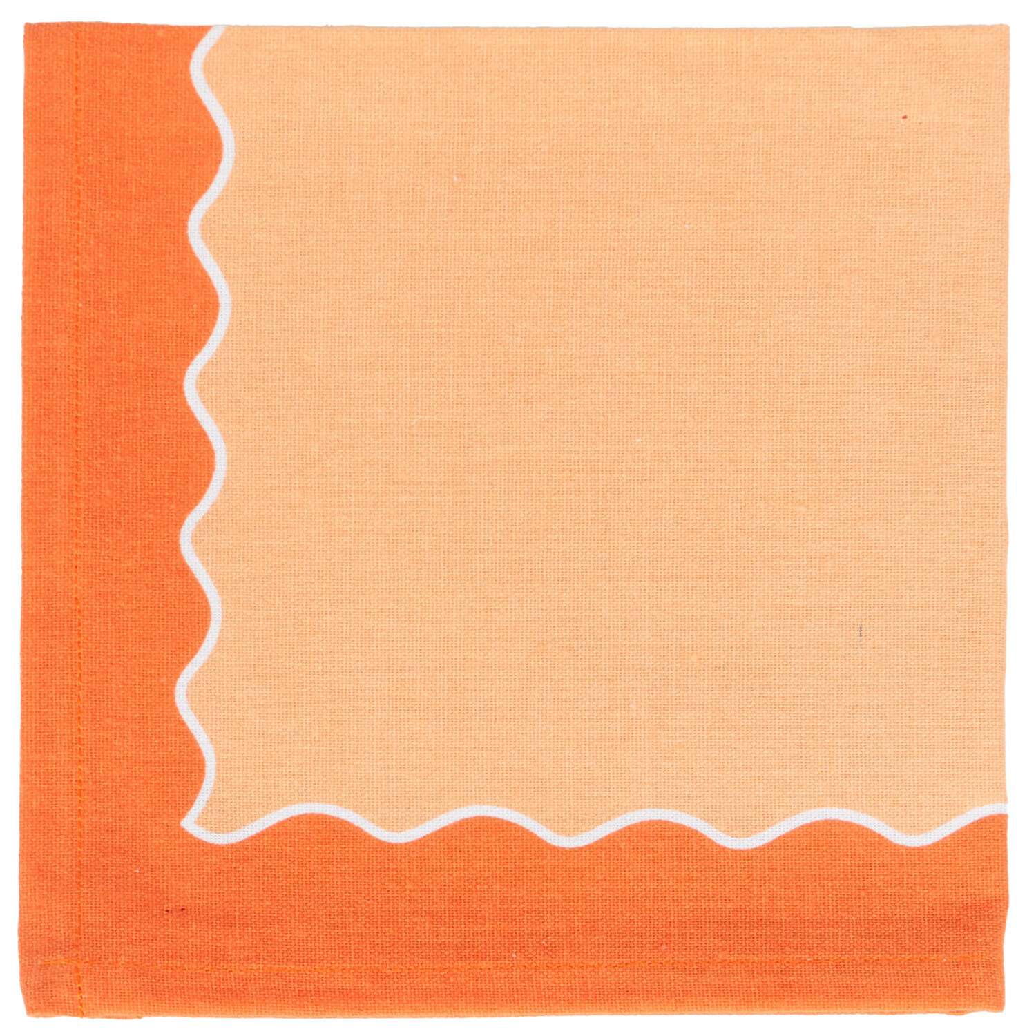 Pack of 4 Wave Edge Napkins - Multicolour Image 10