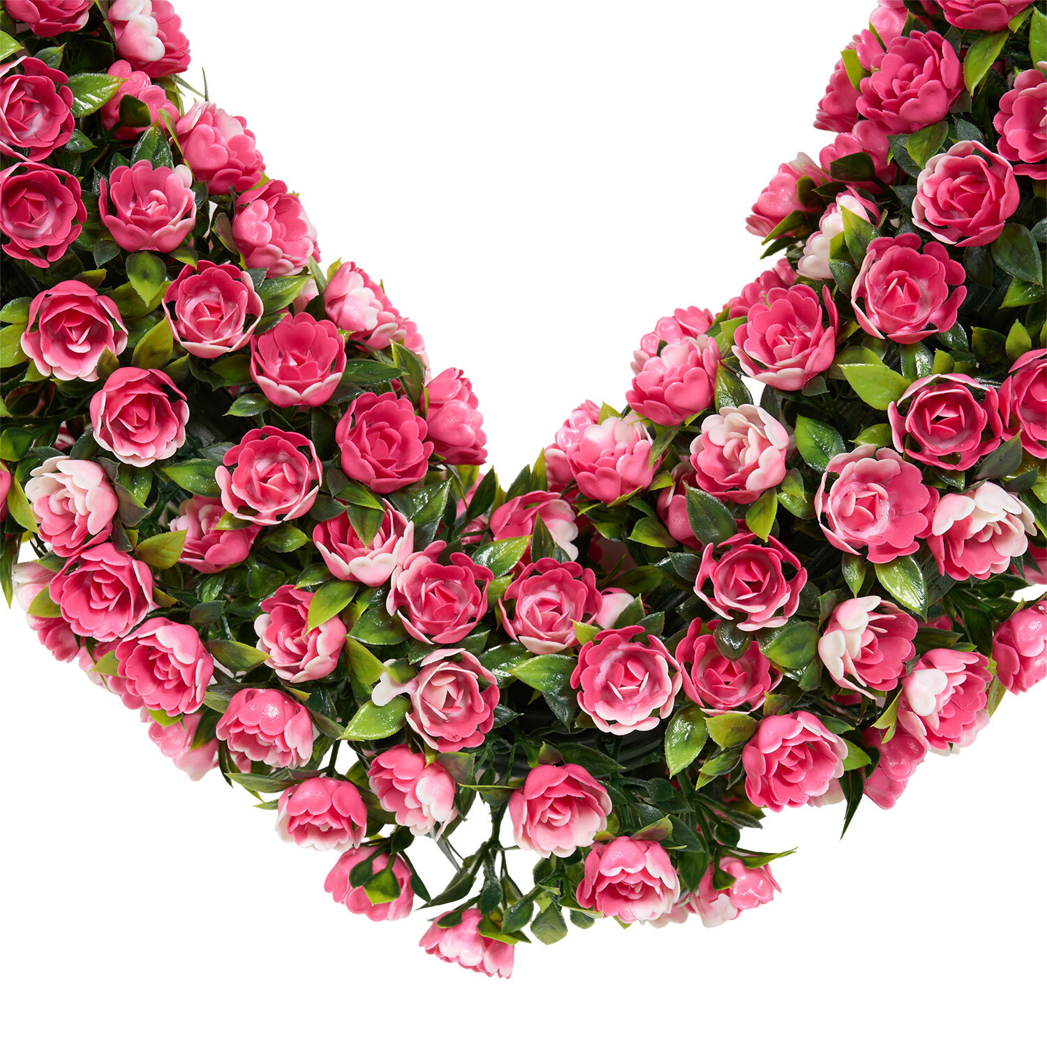 Flower Heart Wreath Pink Image 4