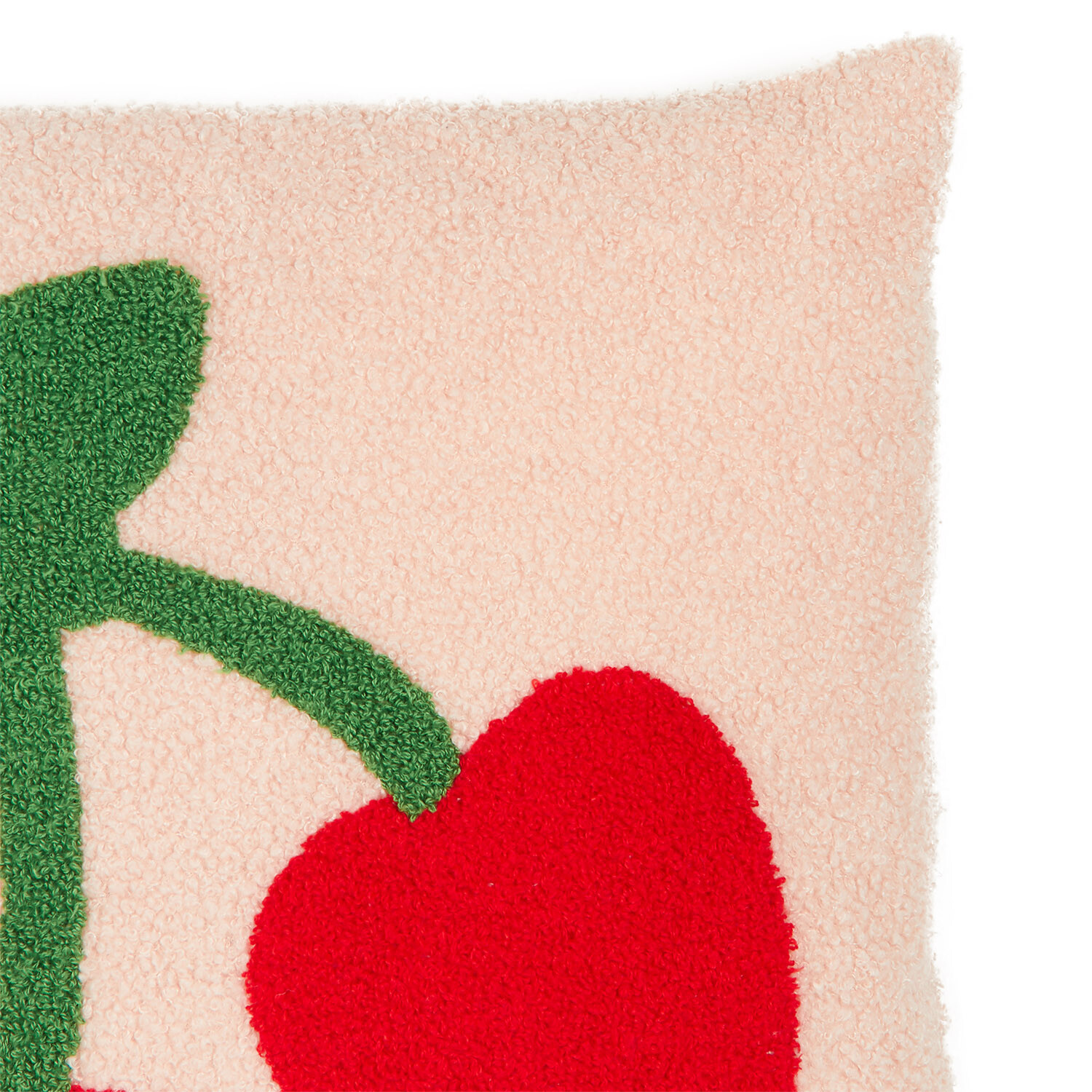 Cherries Tufted Cushion - Multicolour Image 3