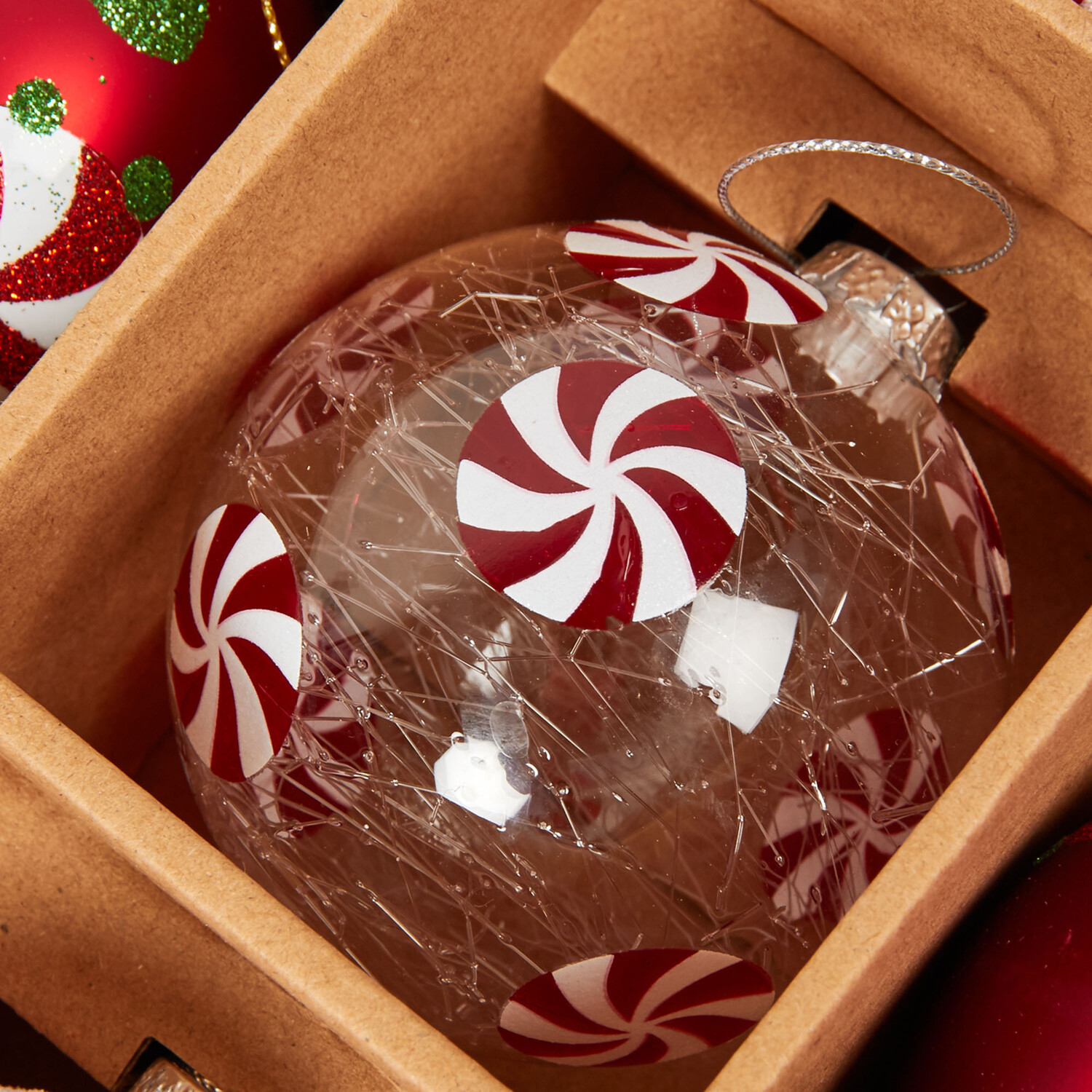 Set of 12 Candy Cane Baubles Image 5