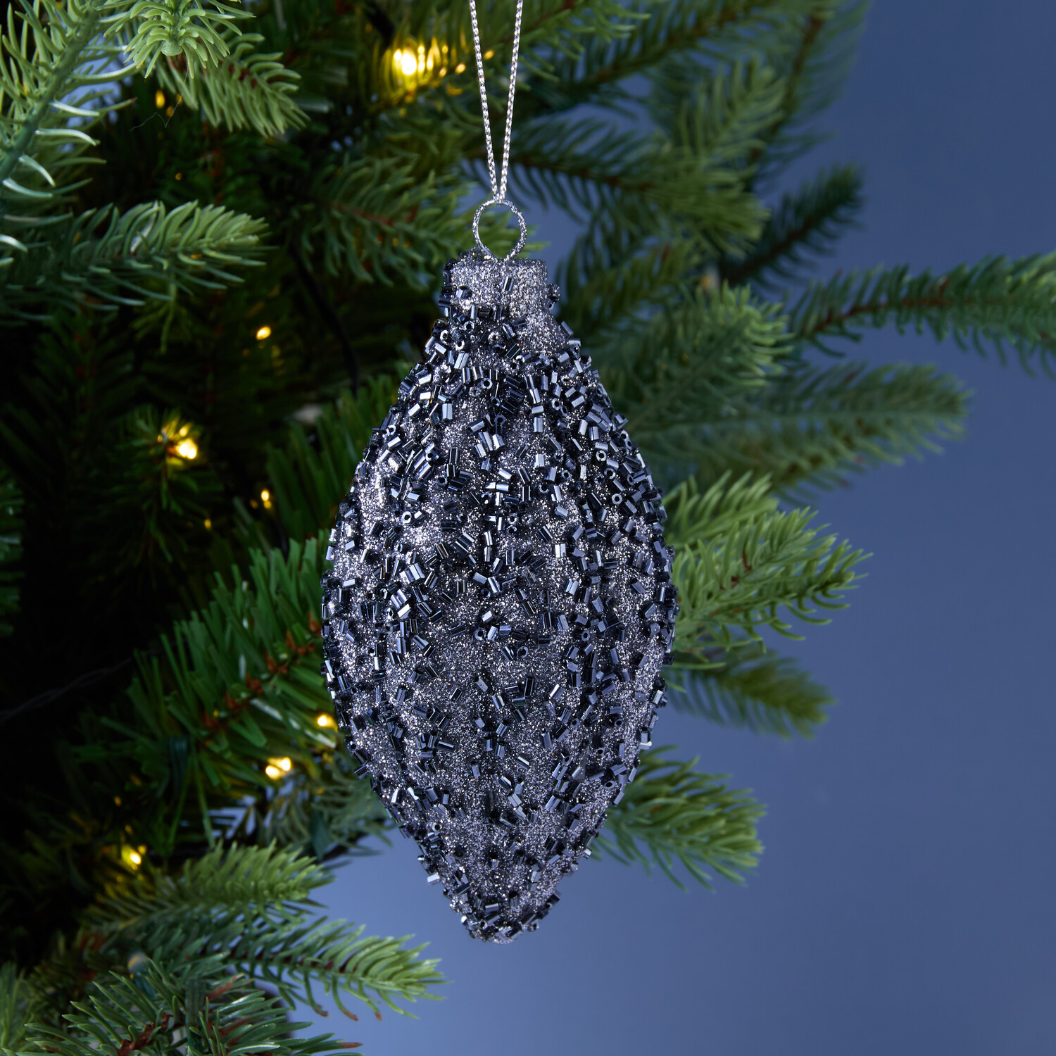 Embellished Glitter Bauble Image 3