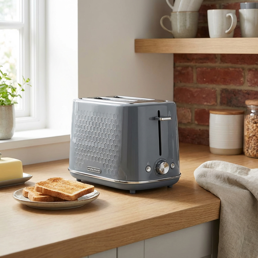 Morphy Richards 2 Slice Hive ToasterGrey Image 5