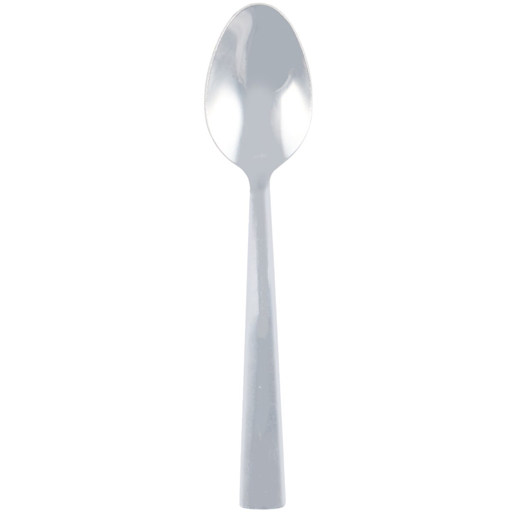 Pack of 6 My Tea Spoons Silver Image 2
