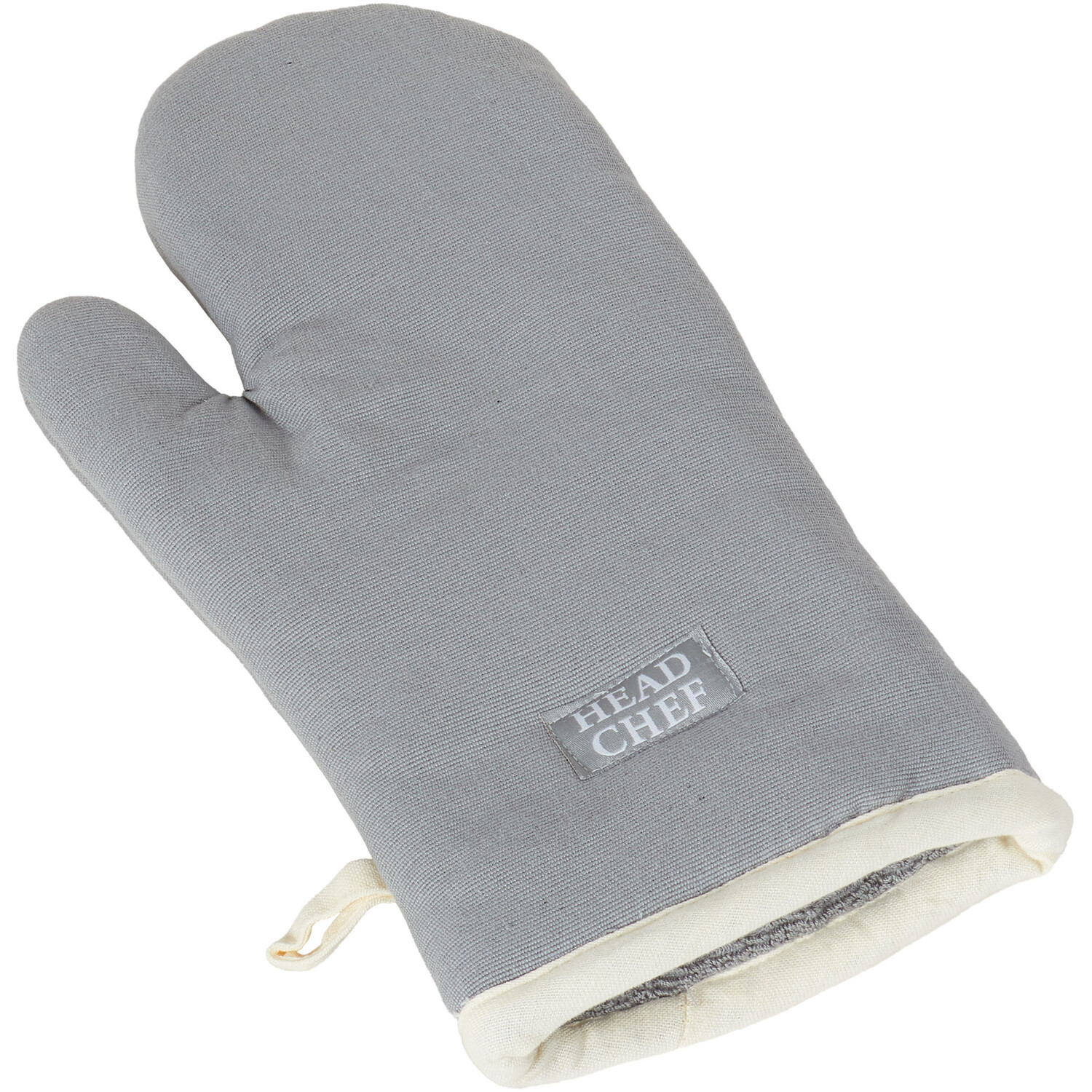 Head Chef Single Oven Glove - Grey Image 2