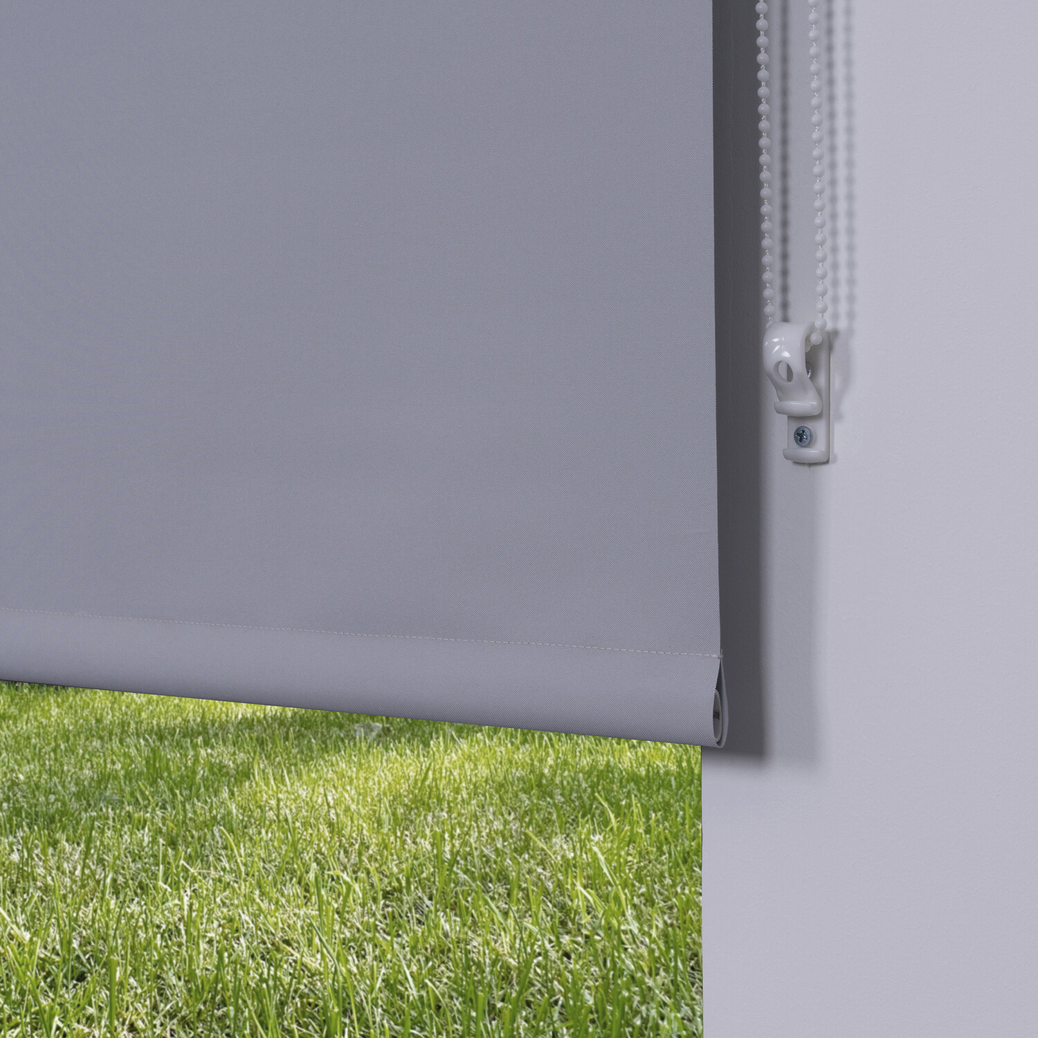 Plain Blackout Blinds - Neutral Grey / 120cm Image 2