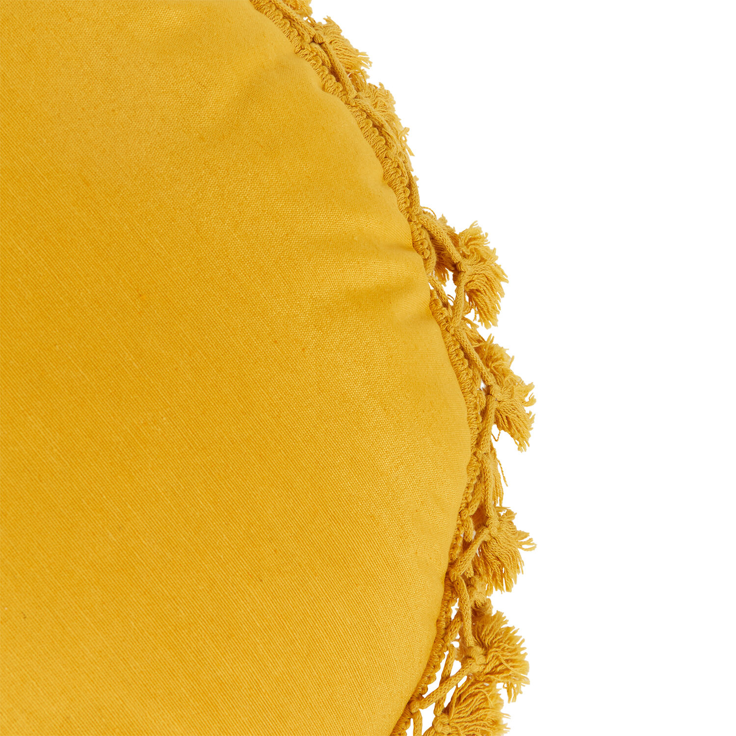 Sahara Outdoor Round Cushion - Ochre Image 4