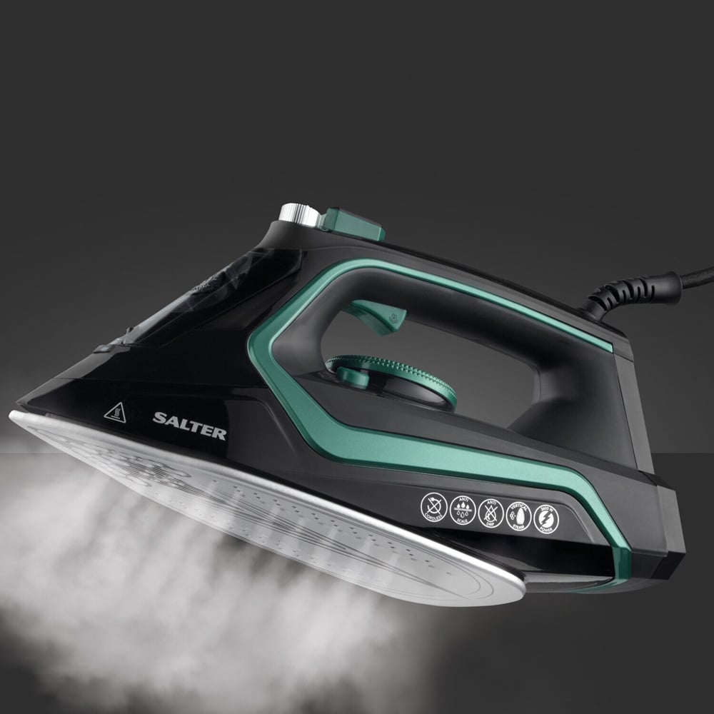 2600W Salter Steam Iron  - Black Image 2