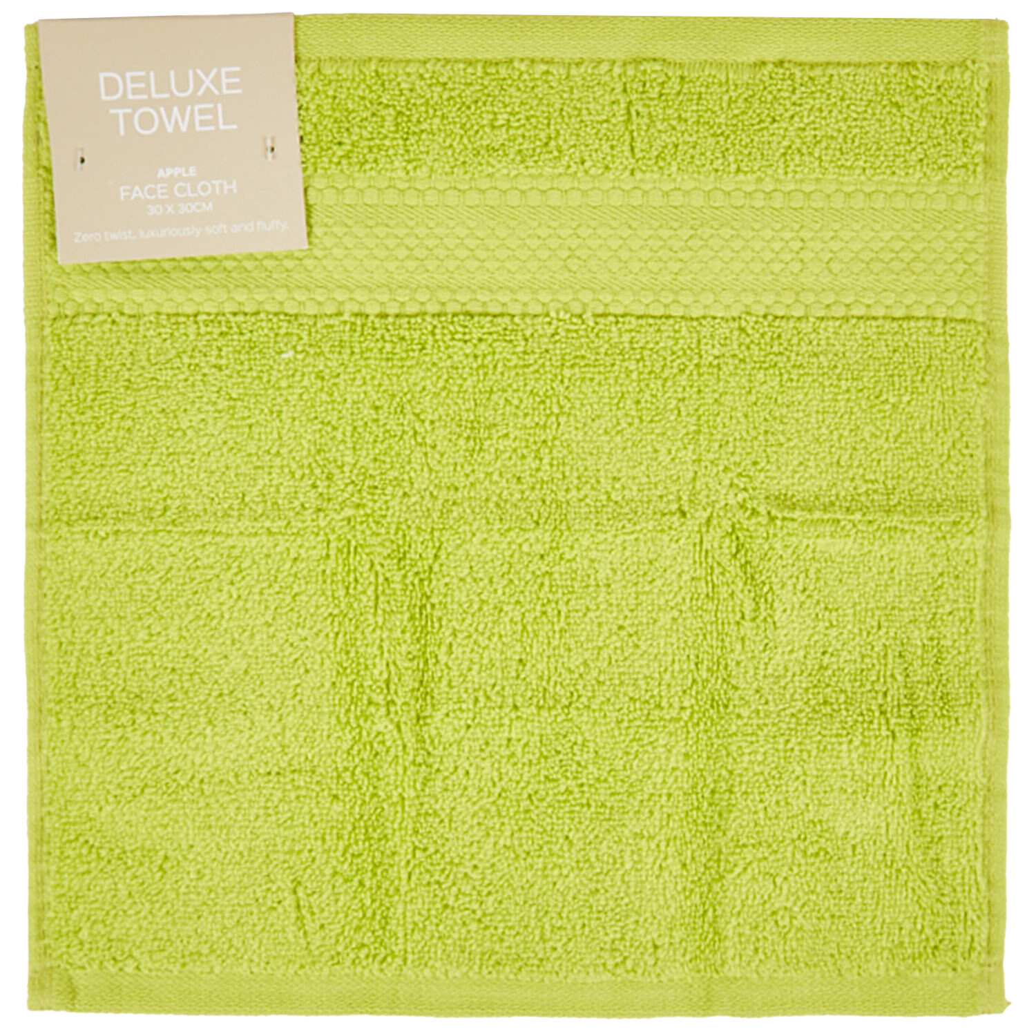 Deluxe Face Cloth Green Apple Image 3
