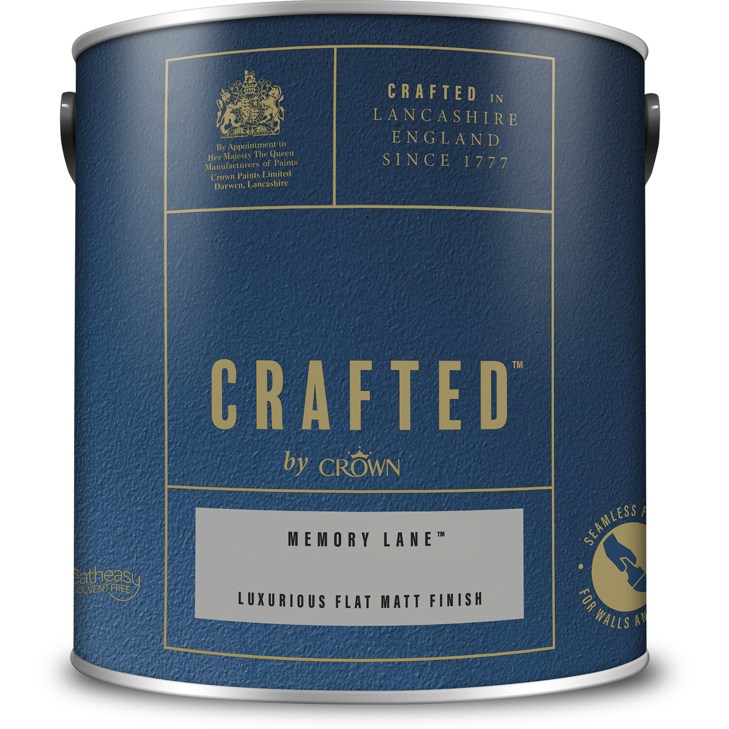 Crown Crafted Walls & Wood Memory Lane Luxurious Flat Matt Paint 2.5L Image 2