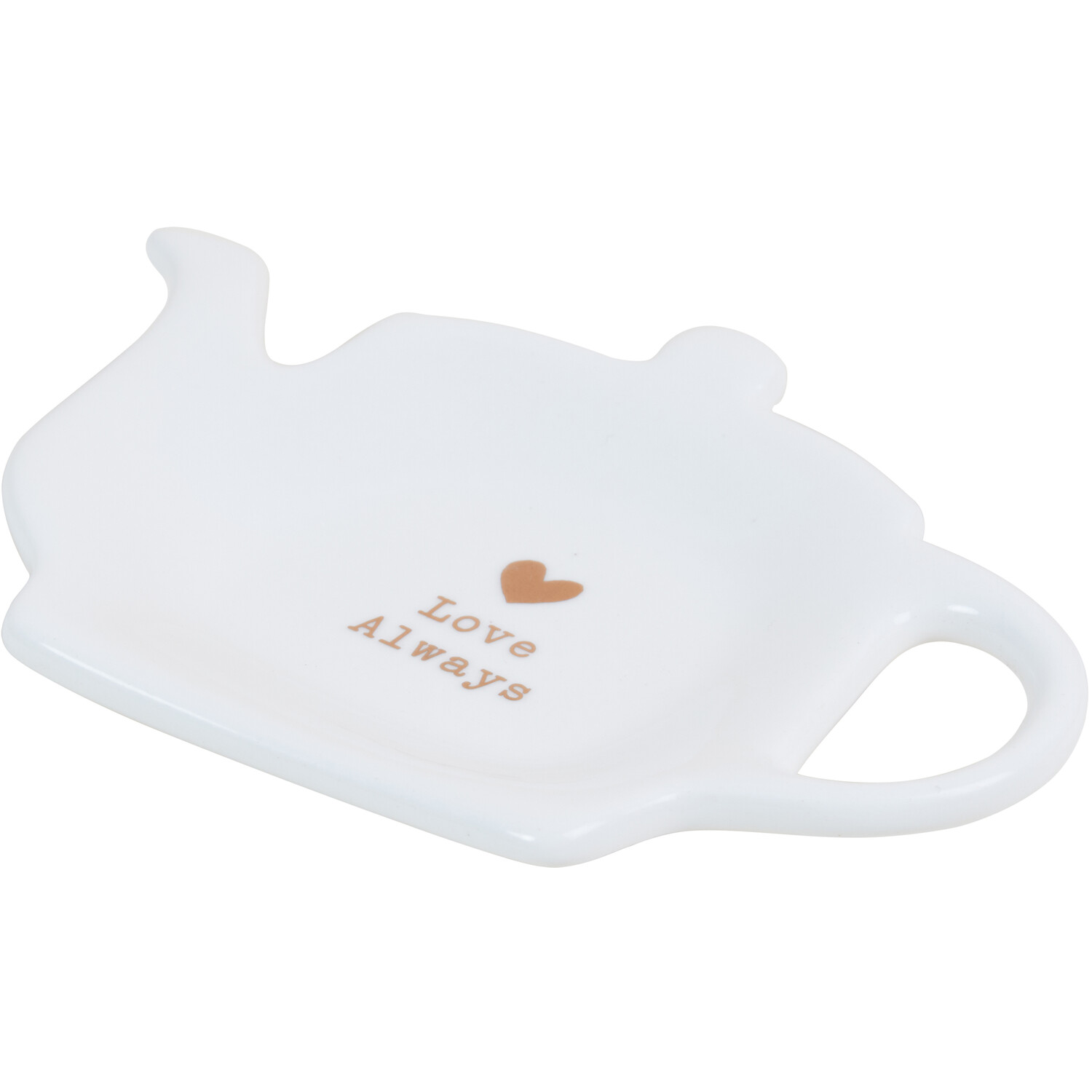 Gold Heart Teabag Tidy Image 2