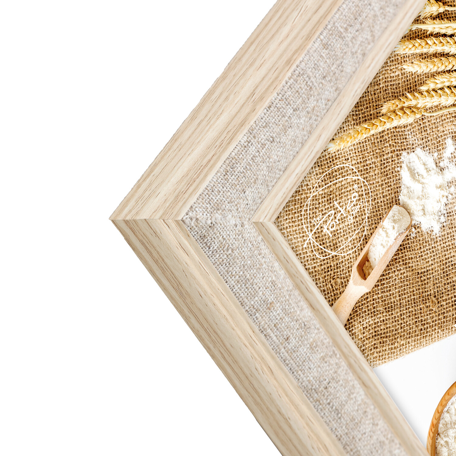 Whitstable Linen Effect Frame - Brown / 6 x 8 inch Image 3