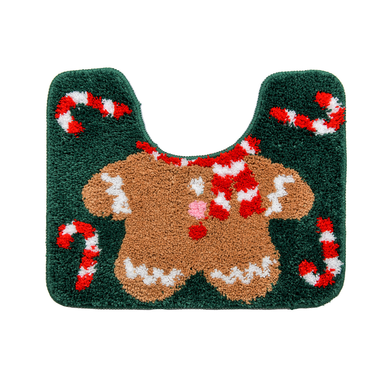 Gingerbread Toilet Seat Cover Set Image 3