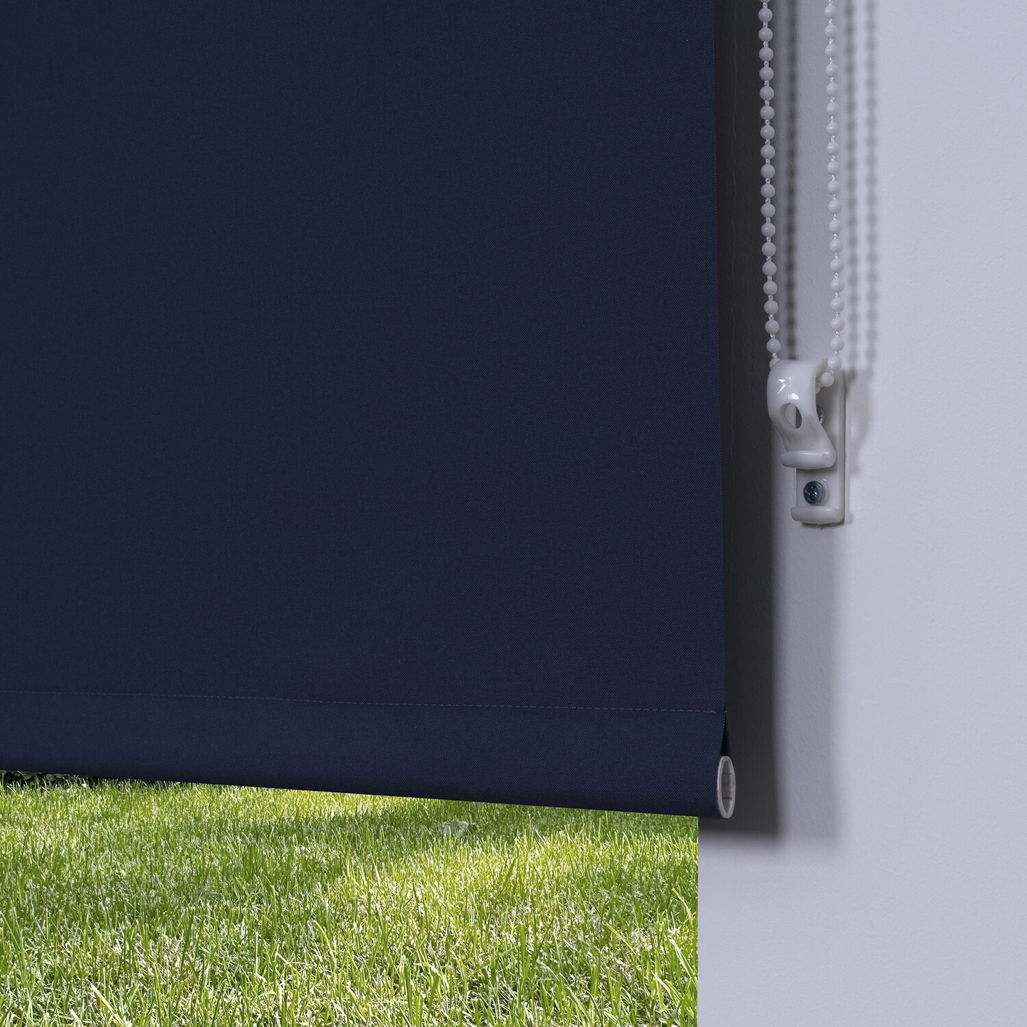 Plain Blackout Blinds - Navy Blue / 60cm Image 2