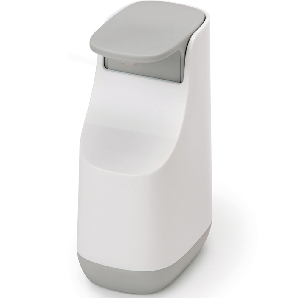 Joseph Joseph Slim Grey and White Compact Soap Dispenser Image 3