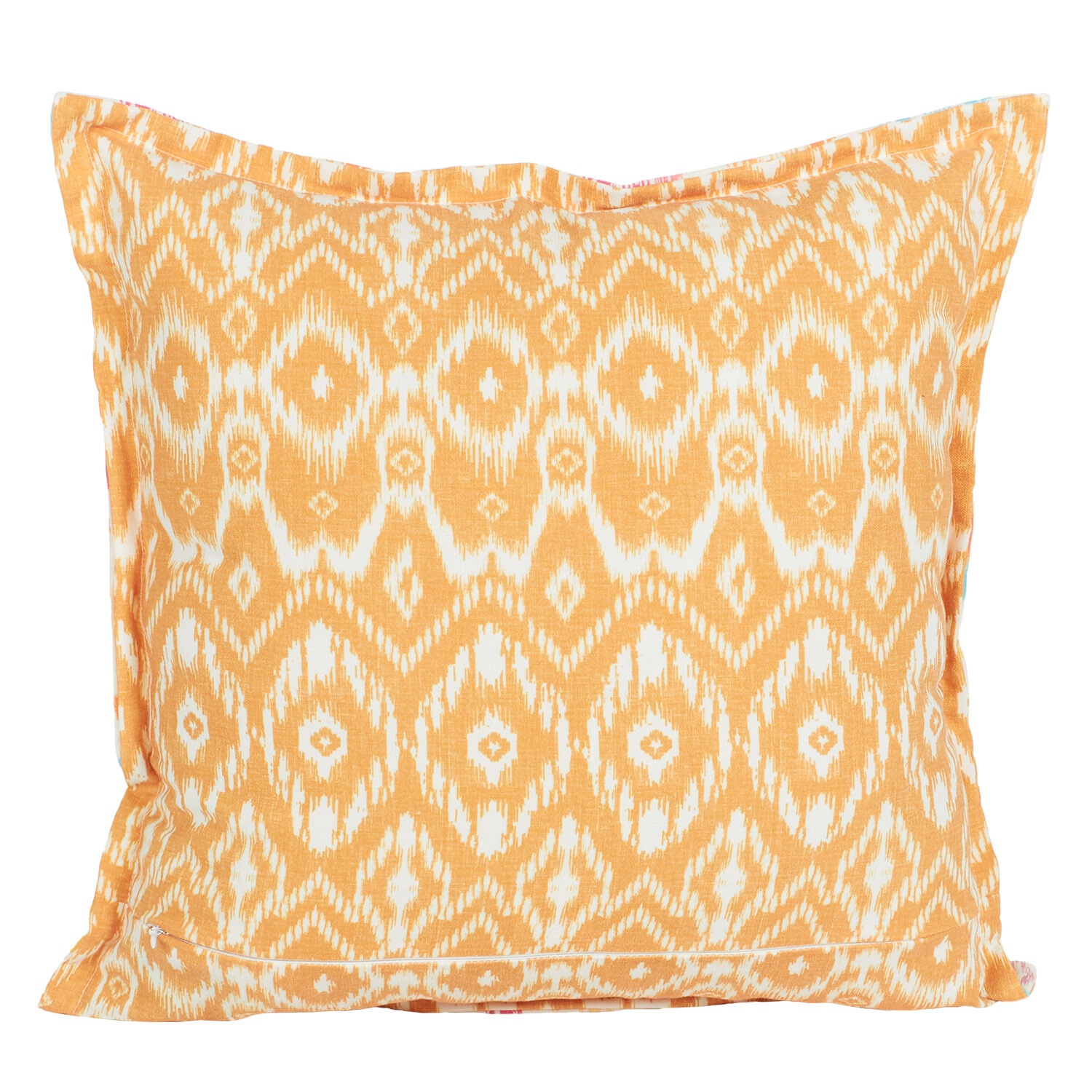 Ikat Brights Reversible Cushion - Multicolour Image 2