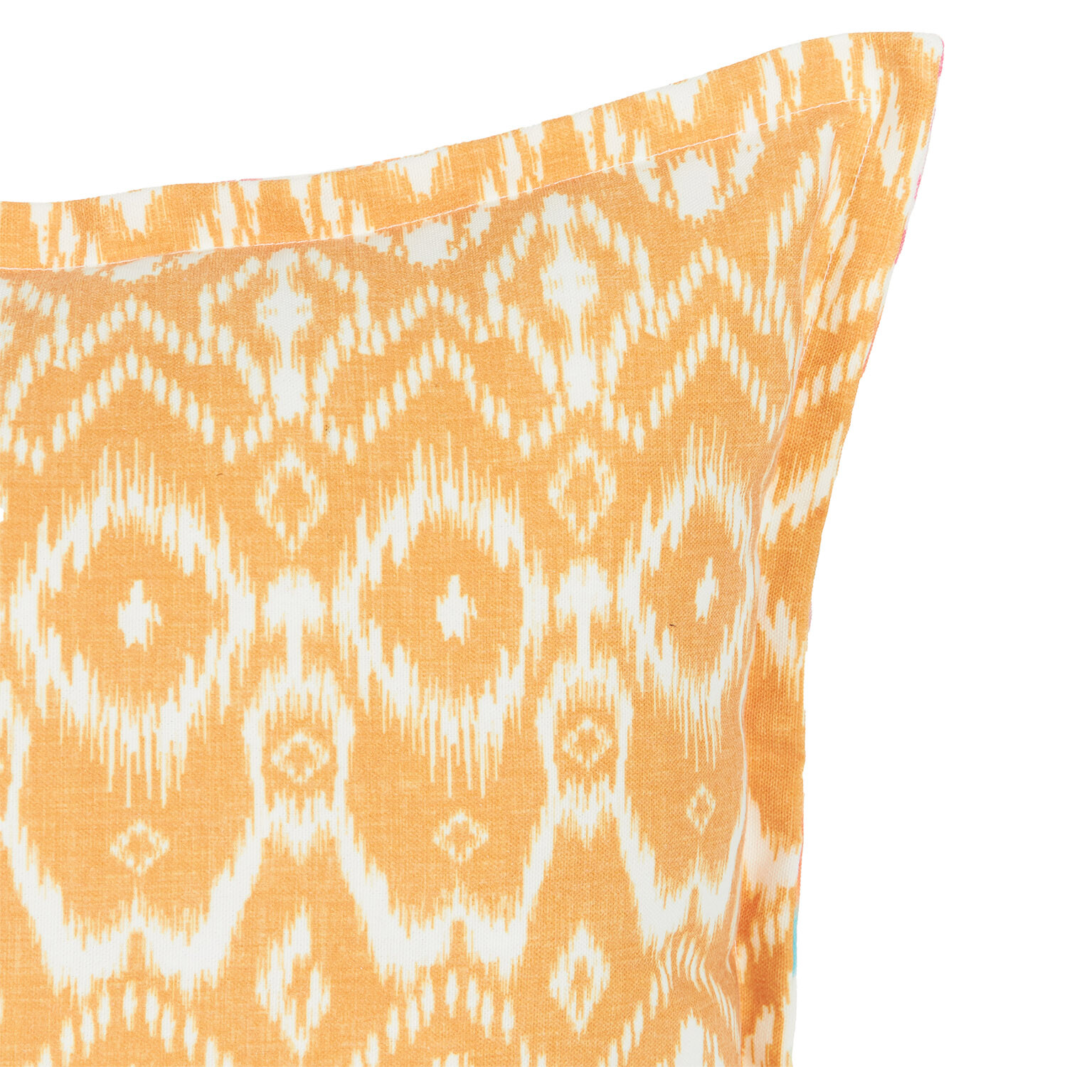 Ikat Brights Reversible Cushion - Multicolour Image 4