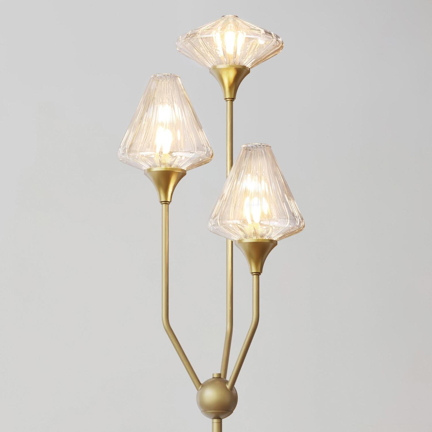 Charlotte Floor Lamp Gold Image 4
