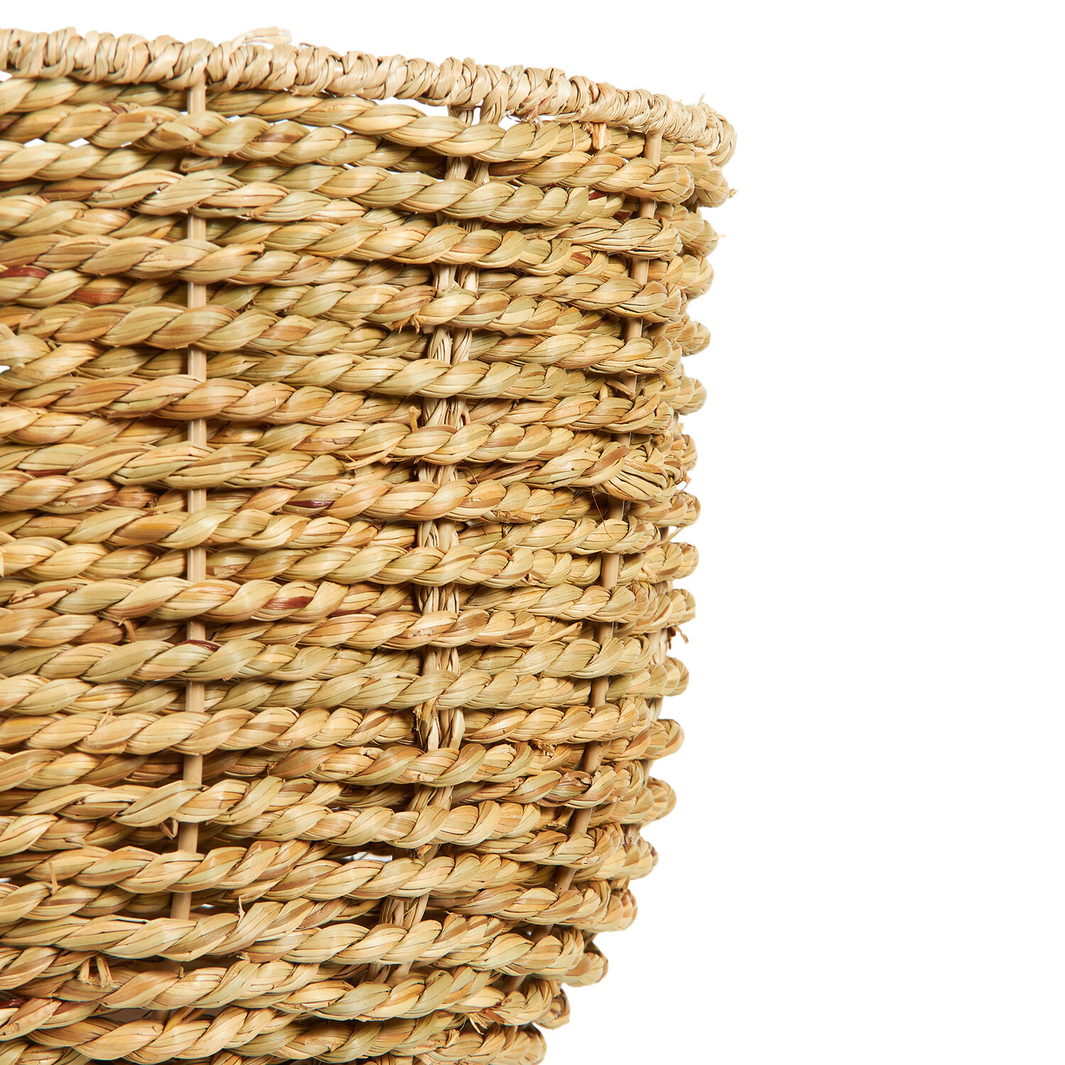 Seagrass Footed Planter Brown Image 4