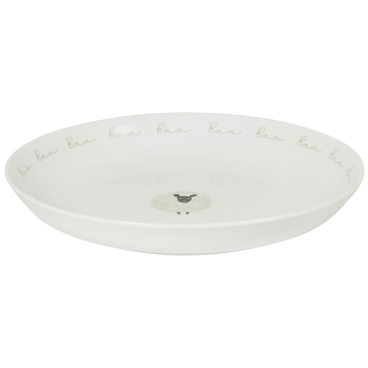 Highland Flock Serving Bowl - White Image 2