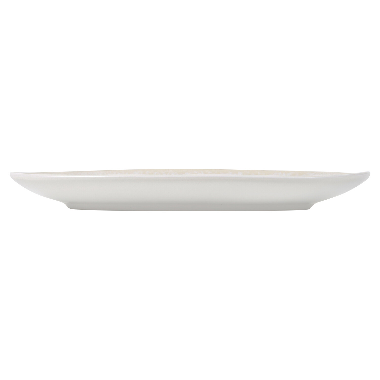 White Textured Serving Platter - White Image 4