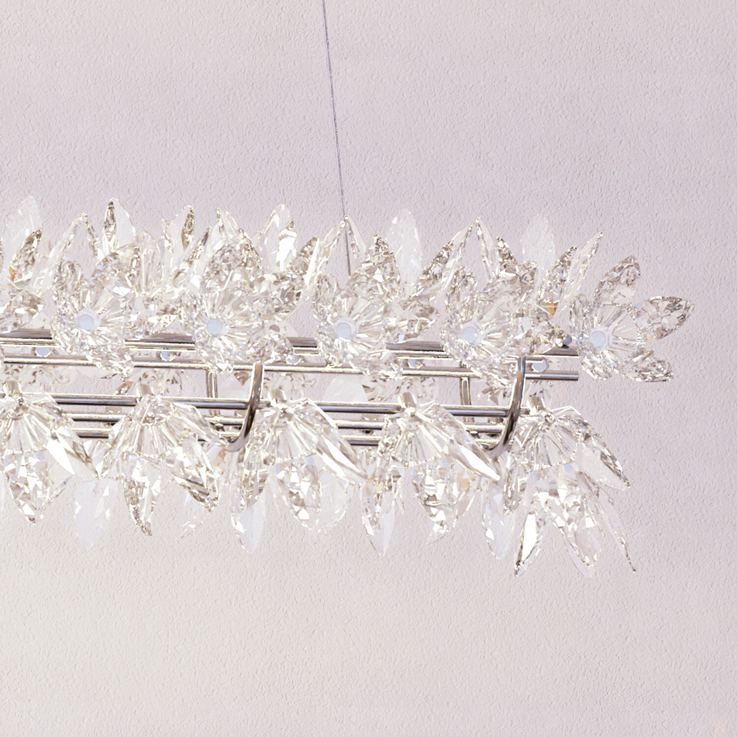 Genevieve LED Ceiling Fitting Chrome Image 4