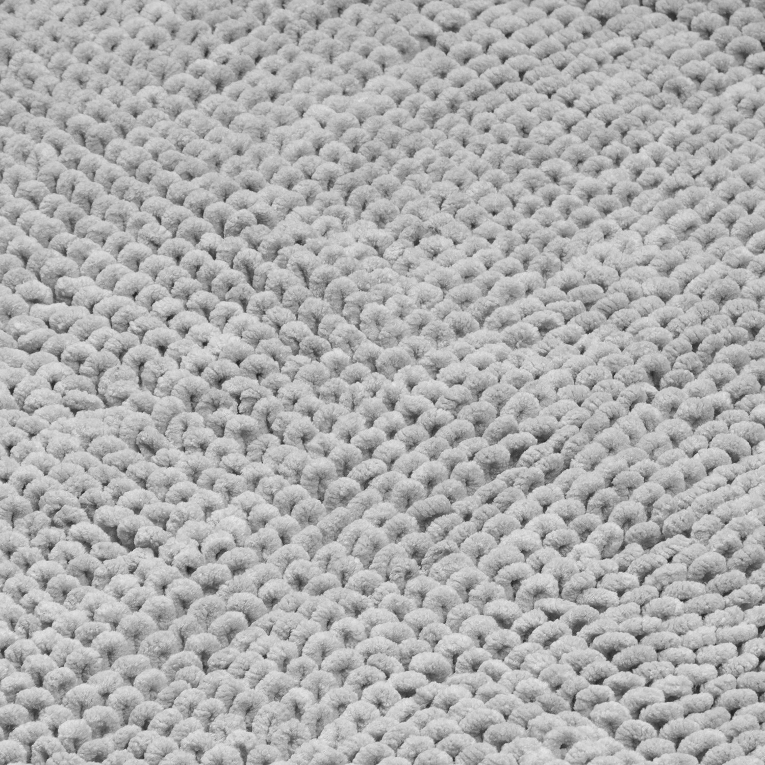 Chunky Bobble Bath Mat - Light Grey Image 2