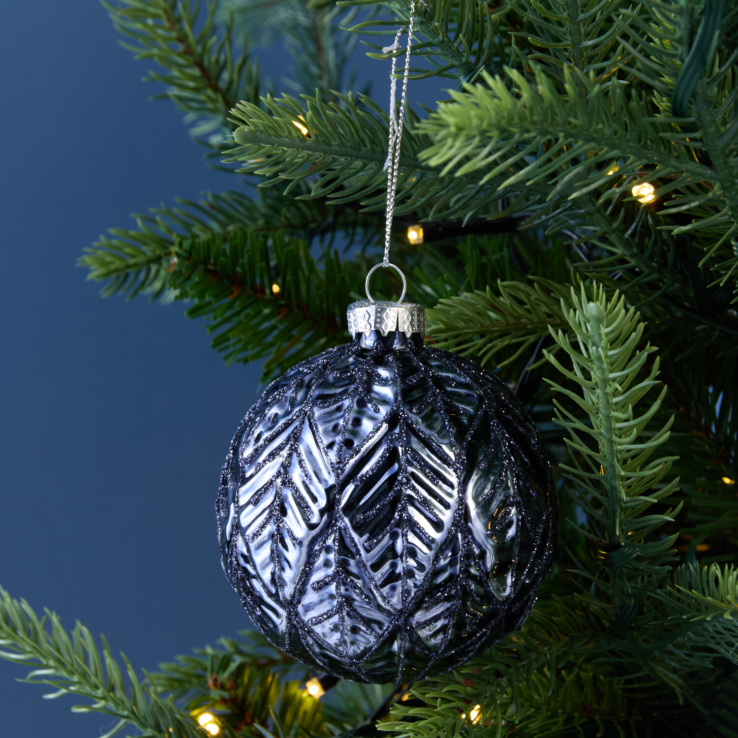 Embellished Glitter Bauble Image 5