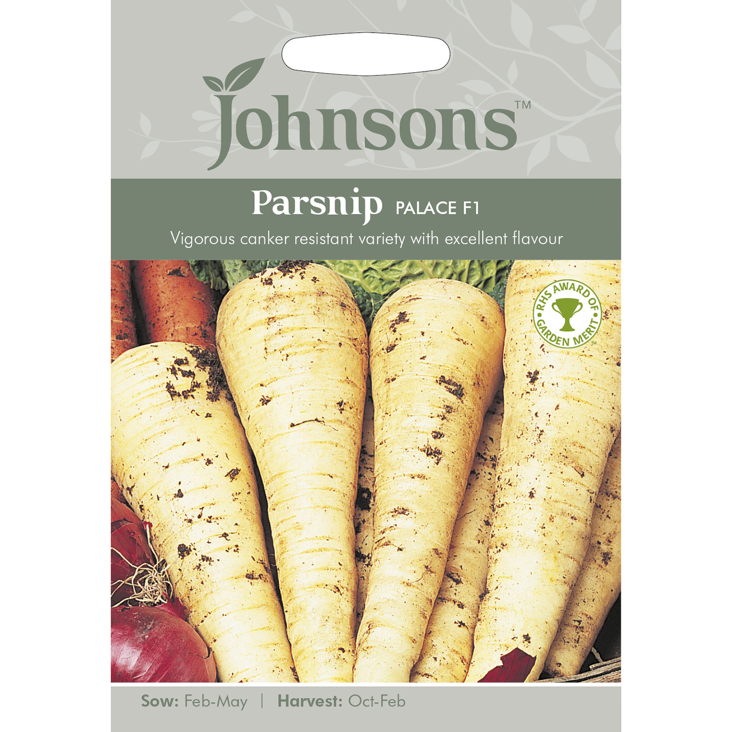 Johnsons Palace F1 Parsnip Seeds Image 2