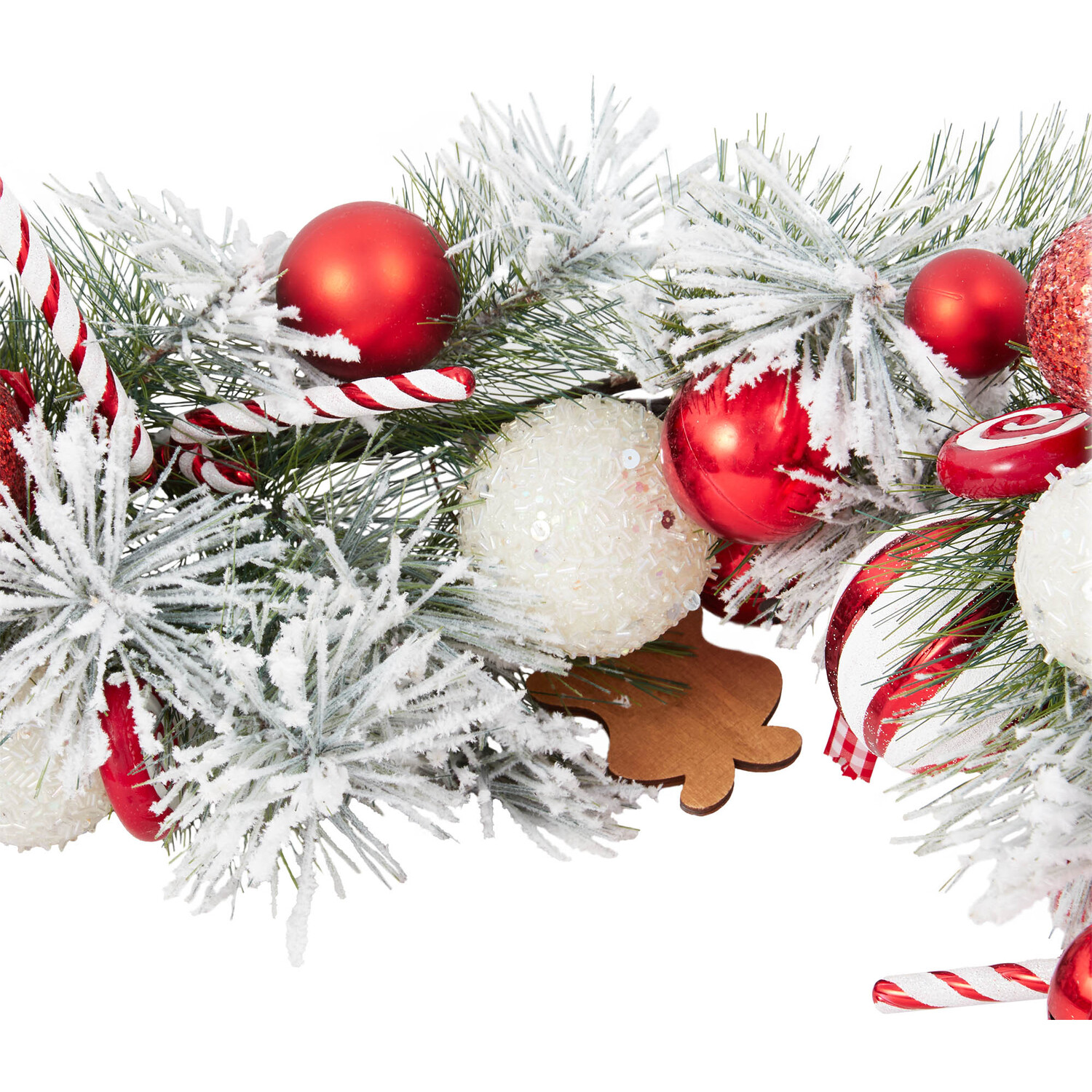 Candy Cane and Gingerbread Garland Image 3