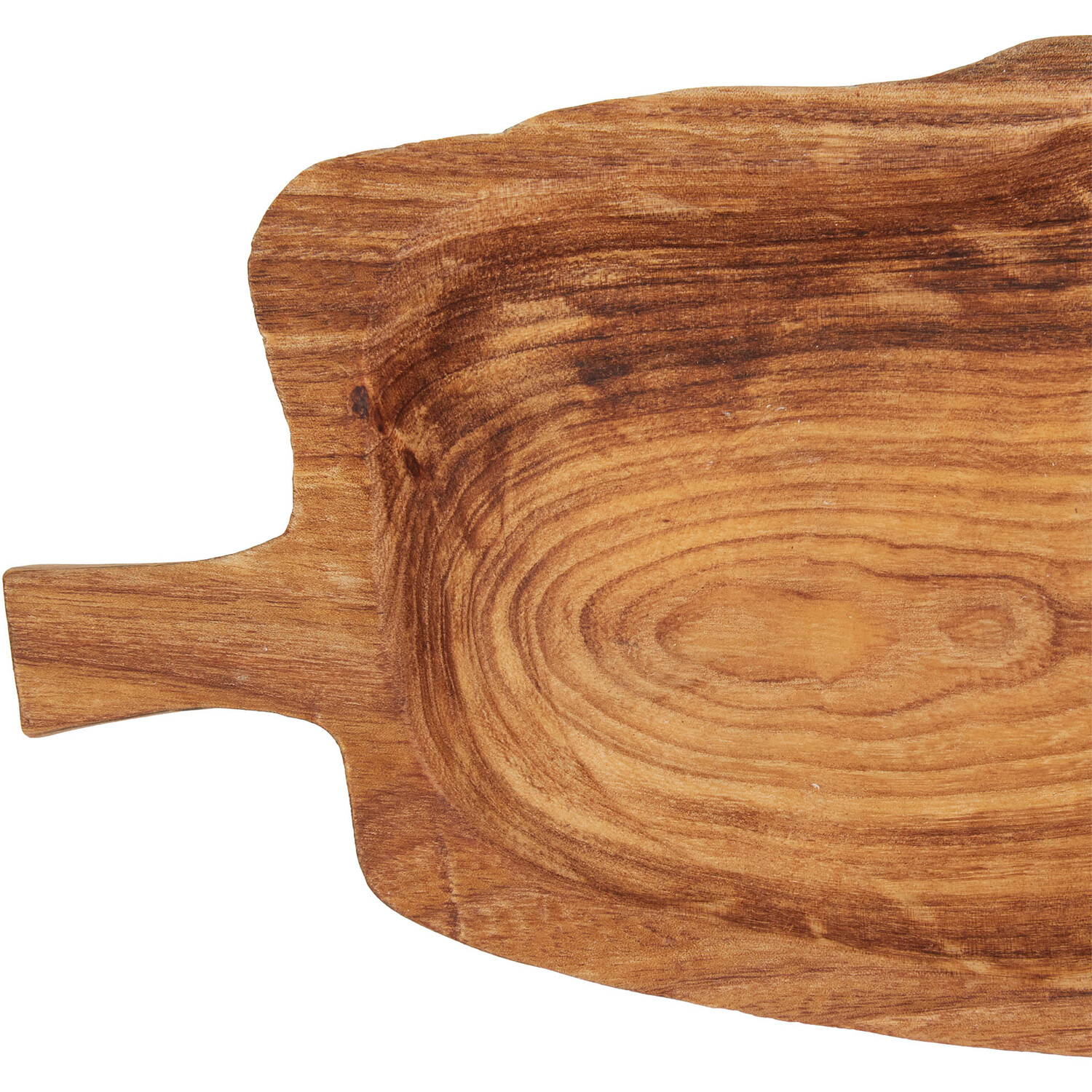 Wooden Leaf Tray - Brown Image 3