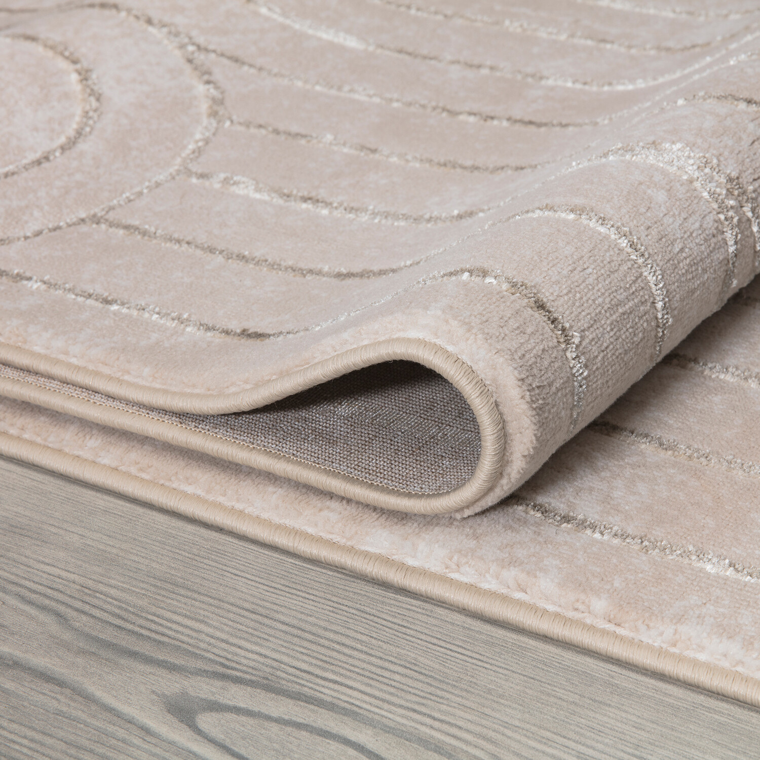 Beige Deco Arch Rug - Beige / 170cm Image 3